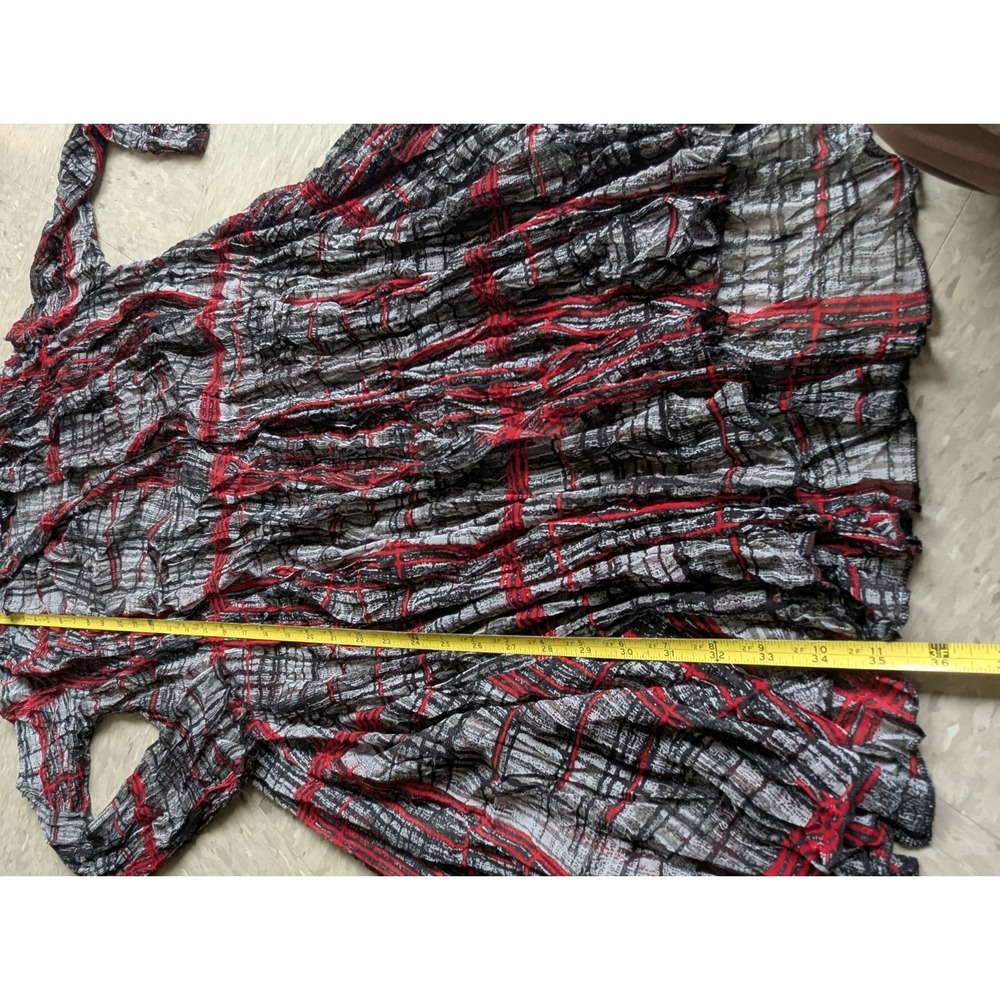 Comfy USA Organza Art To Wear Sheer Lagenlook Overlay Cardigan Jacket Cover Up - Picture 5 of 7